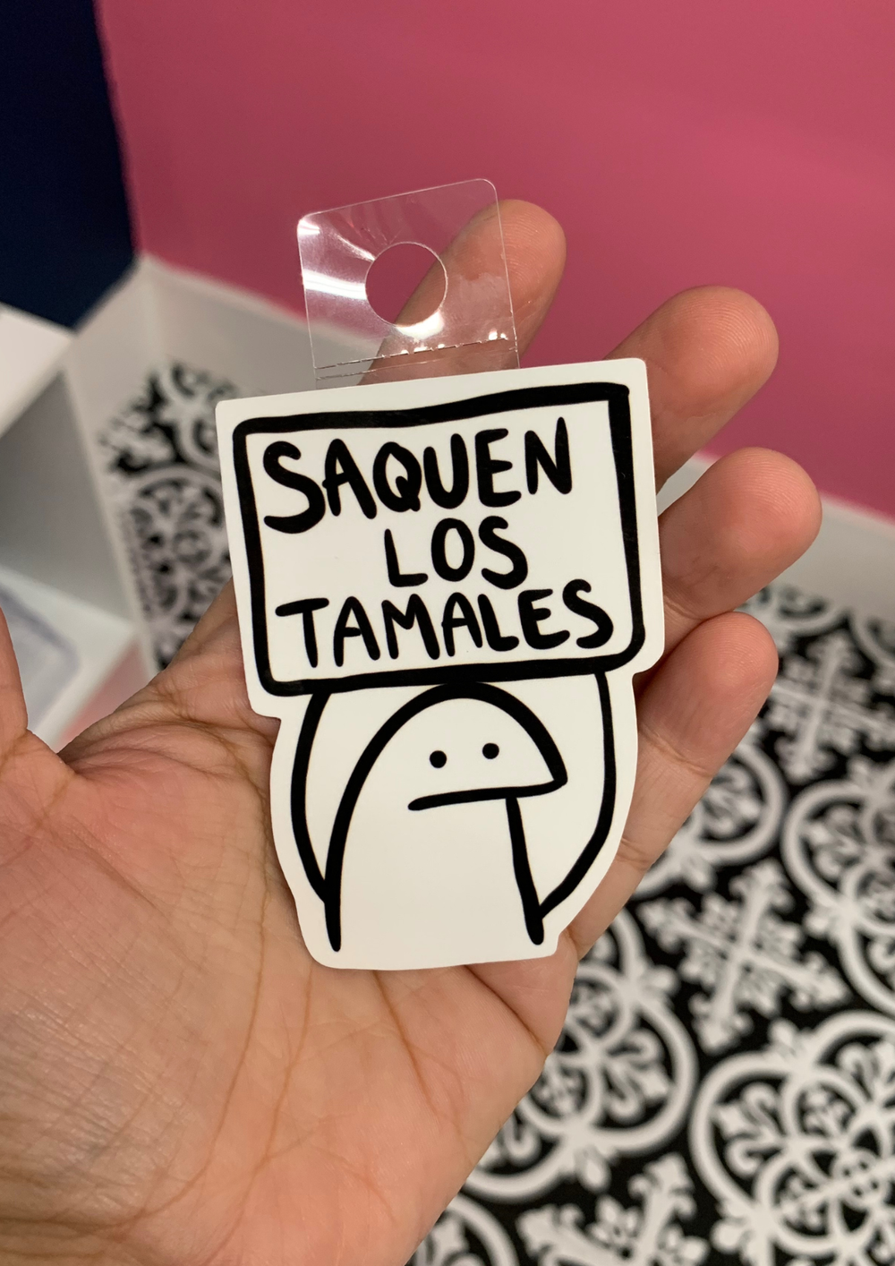 Saquen los tamales sticker