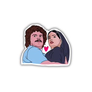 Nacho and Encarnacion Sticker