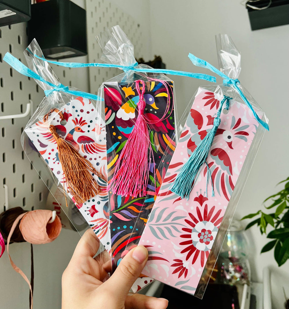 Mexican Embroidery Style Bookmarks