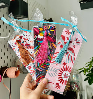 Mexican Embroidery Style Bookmarks