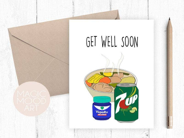 Get Well Soon Card - Spanish Greeting Card