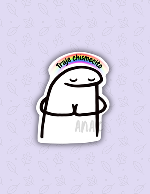 Traje chismecito funny latina sticker
