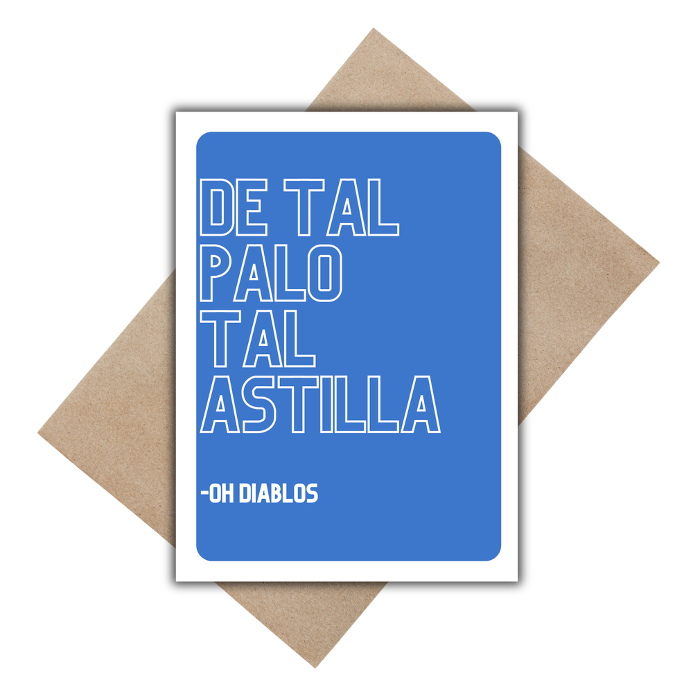 De Tal Palo Card