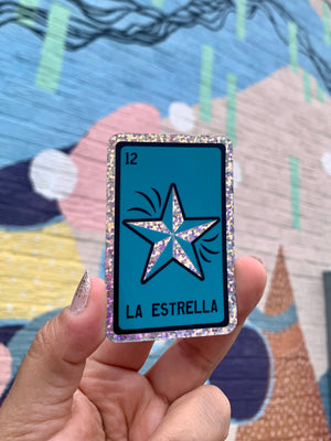 Estrella | Loteria Card Sticker | Holographic