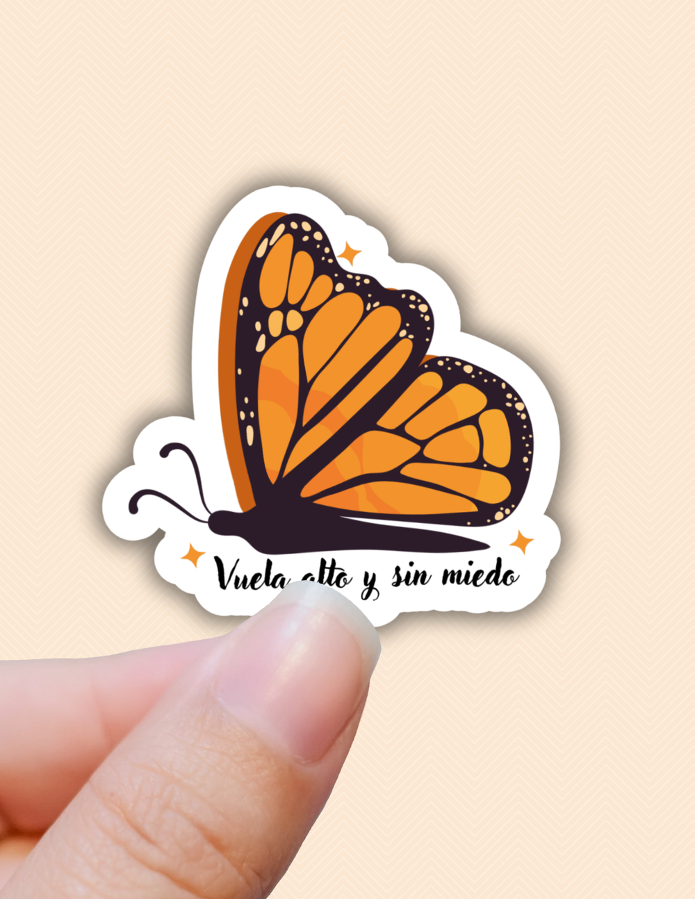 Vuela alto y sin miedo sticker
