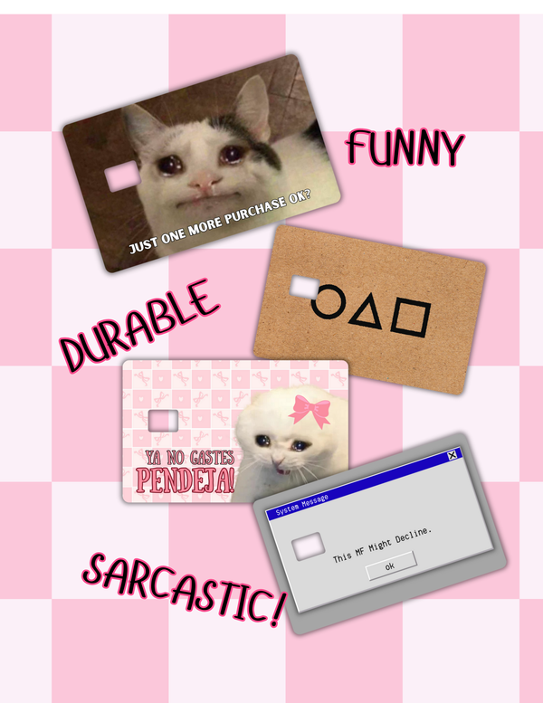 Spongebob Dollar bill credit card sticker