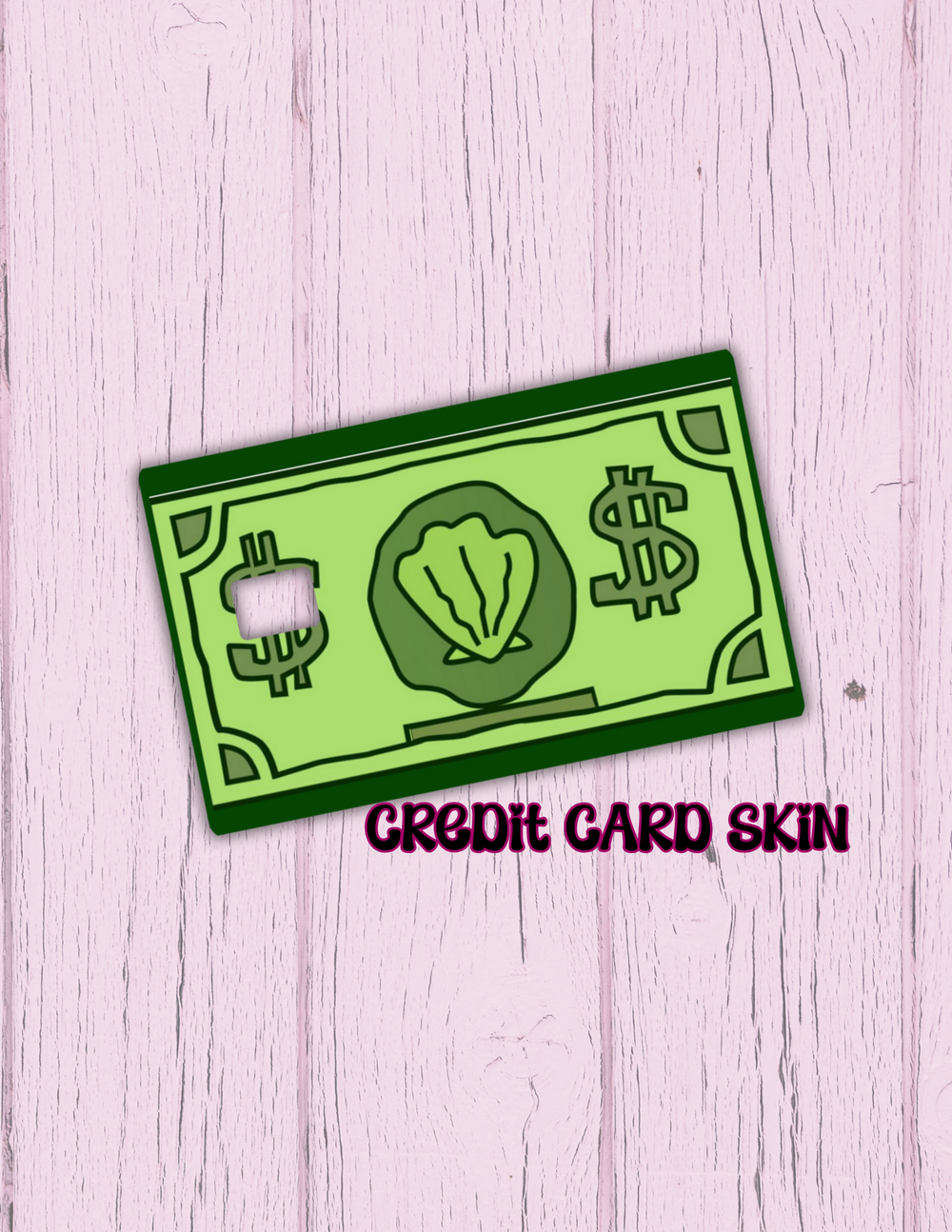 Spongebob Dollar bill credit card sticker