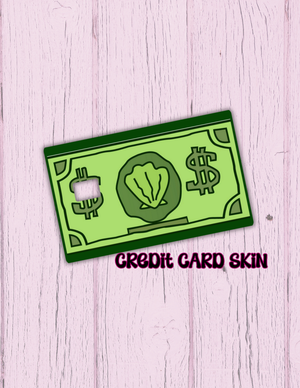 Spongebob Dollar bill credit card sticker