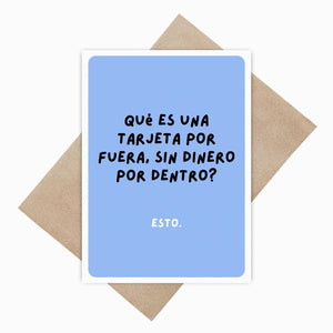 Que Es Una Tarjeta Greeting Card
