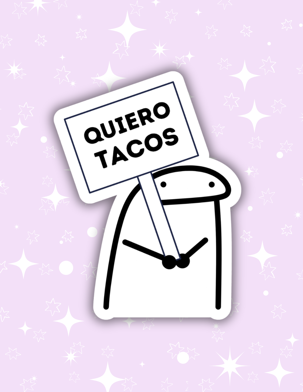 Quiero tacos sticker
