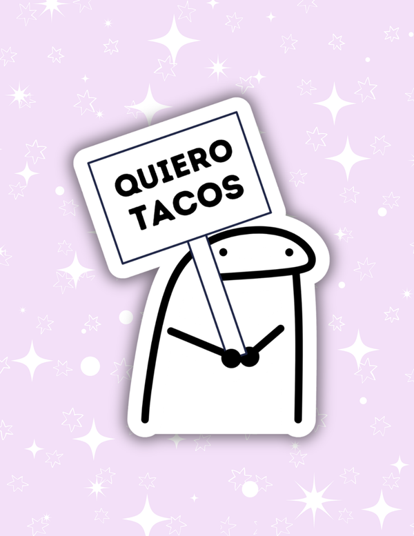 Quiero tacos sticker