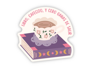 Libro Cafecito Sticker