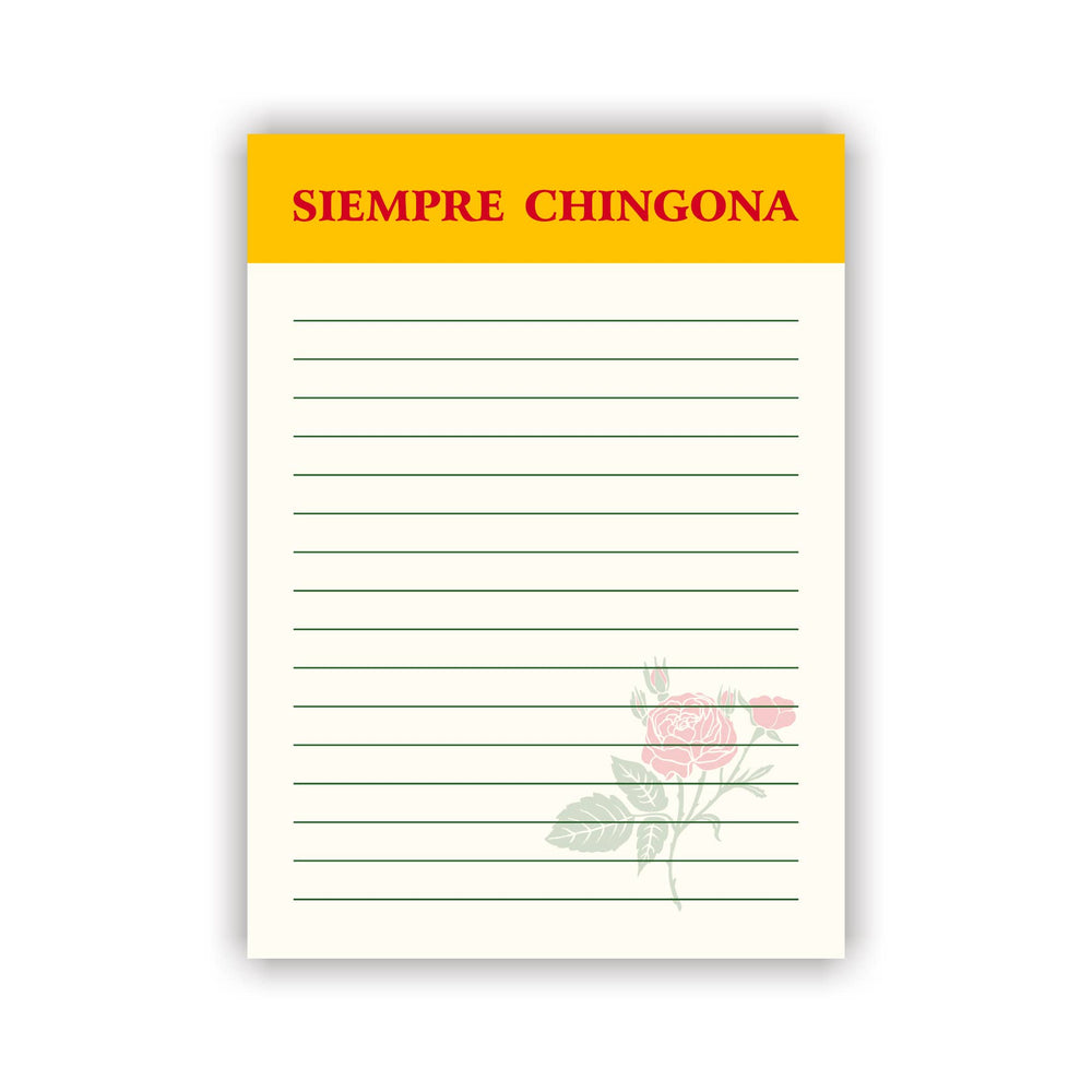 Siempre Chingona 5X7 Notepad