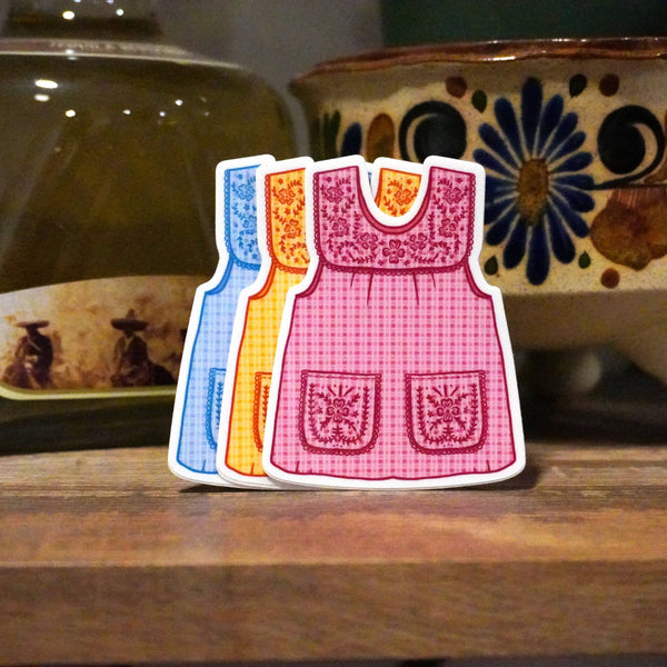 Abuelas Pink Mandil Vinyl Sticker