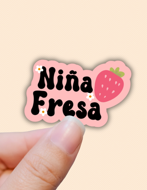 Nina fresa sticker