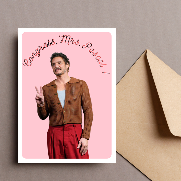 Mrs. Pascal, Pop Culture Card with envelope