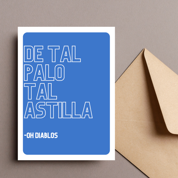 De Tal Palo Card