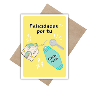 Nuevo Hogar Card with envelope