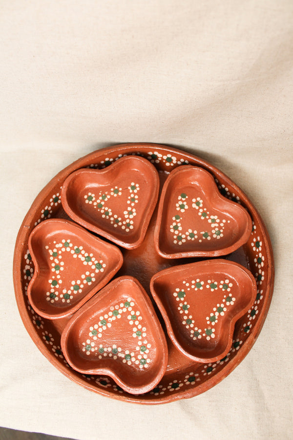 Botanero Corazon Barro