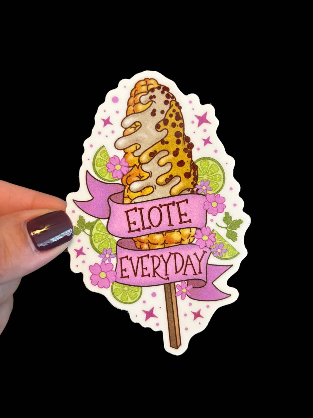 Elote everyday Vinyl Sticker
