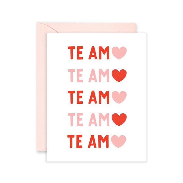 Te Amo Greeting Card