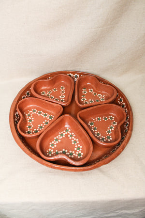 Botanero Corazon Barro