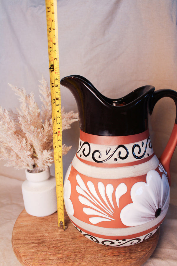 Jarra Flor Blanca Set
