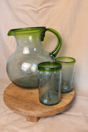 Filo Verde Glass Cup Tall