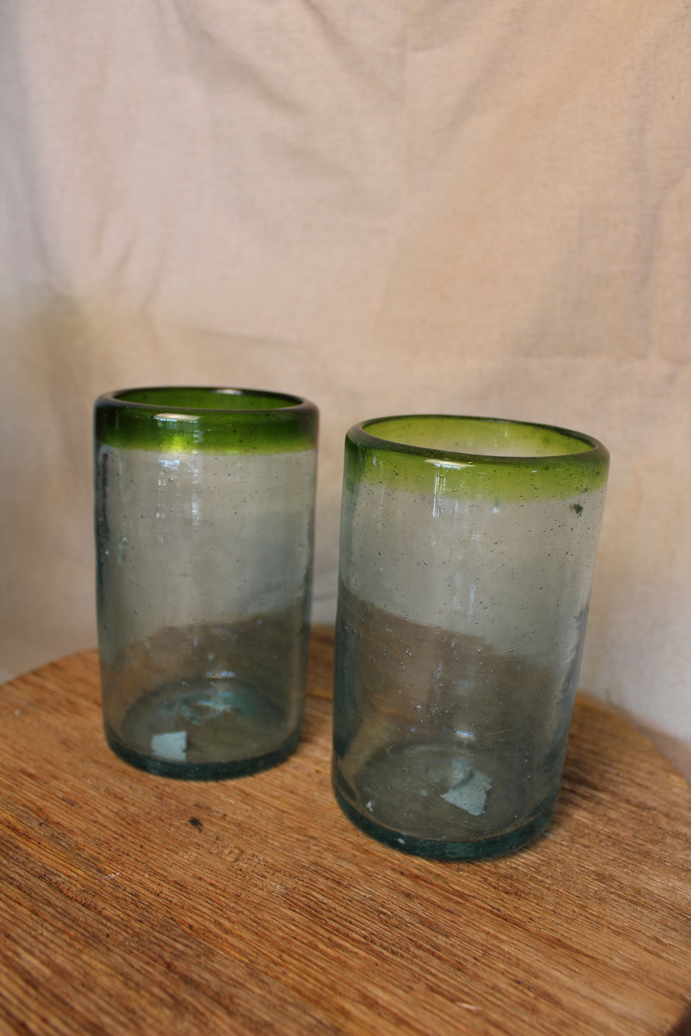 Filo Verde Glass Cup Tall