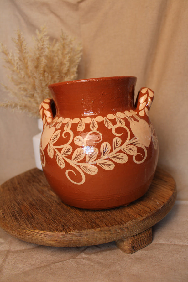 Florero Flores Blancas