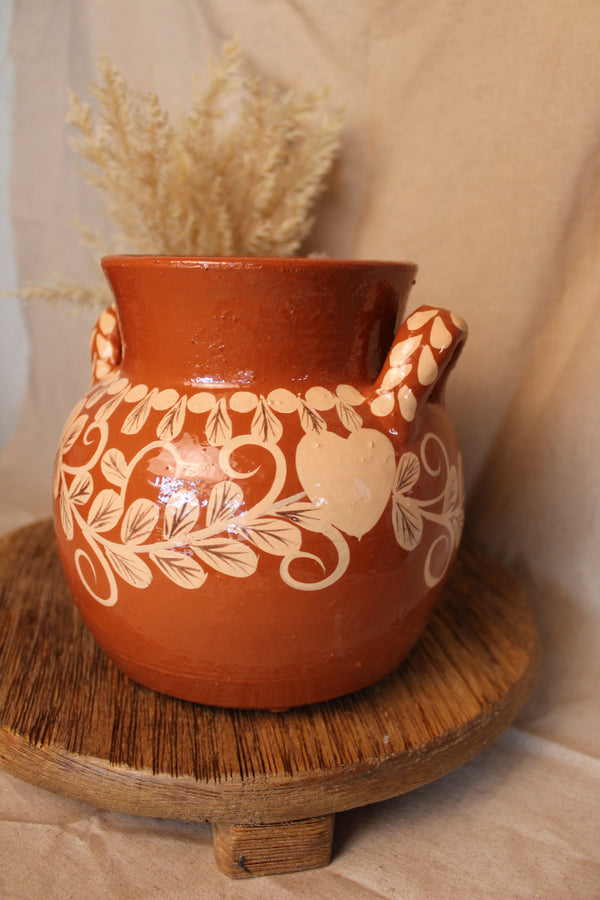 Florero Flores Blancas