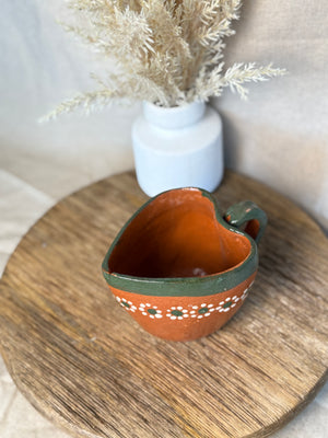 Taza Corazon Barro