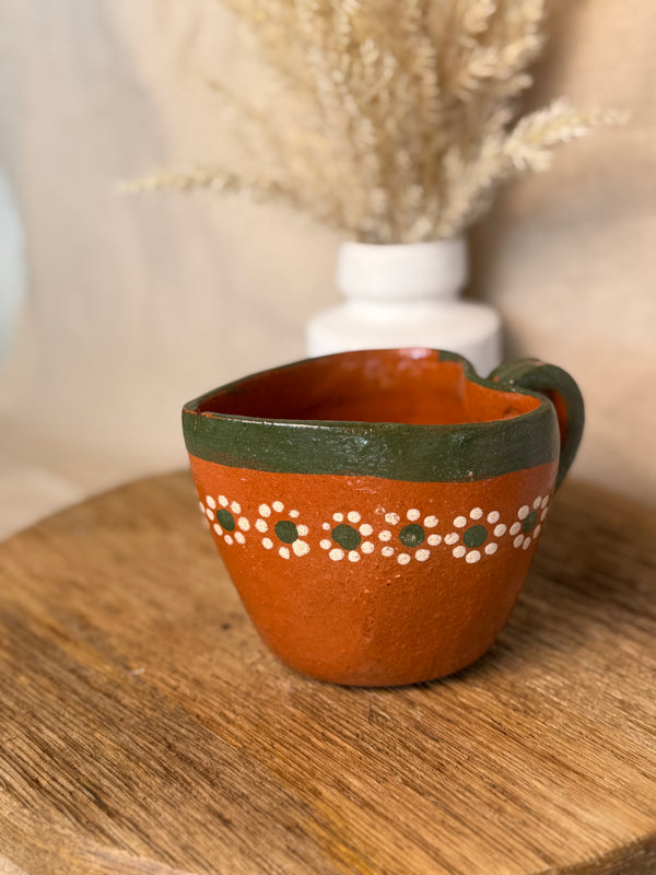 Taza Corazon Barro