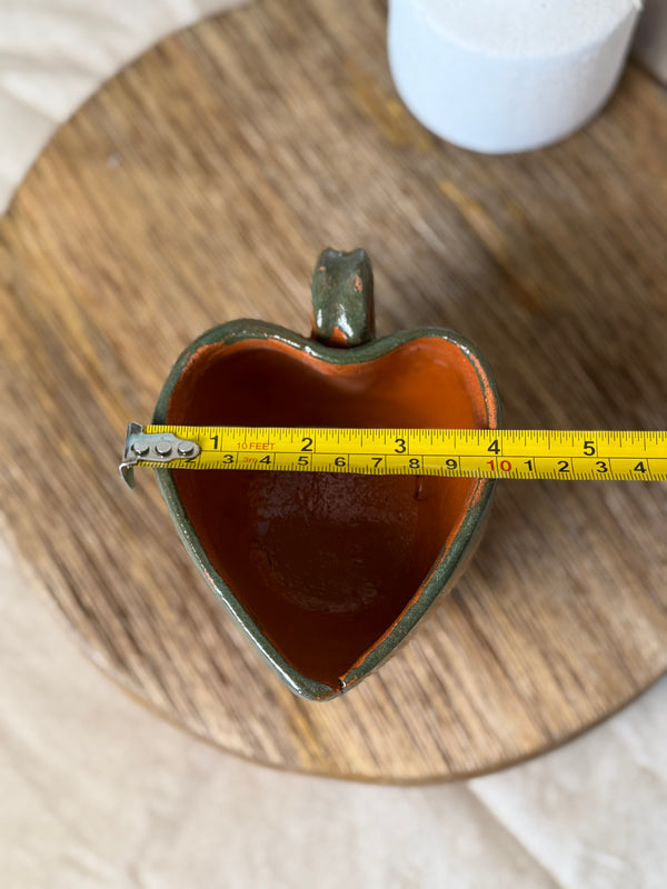 Taza Corazon Barro