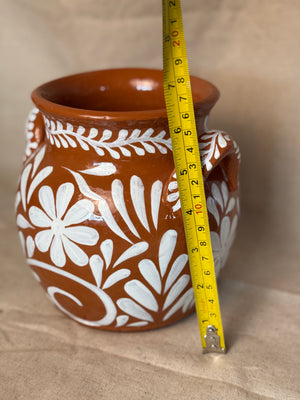 Florero Flores Blancas