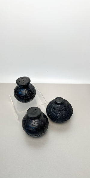 Salero Bola Barro Negro