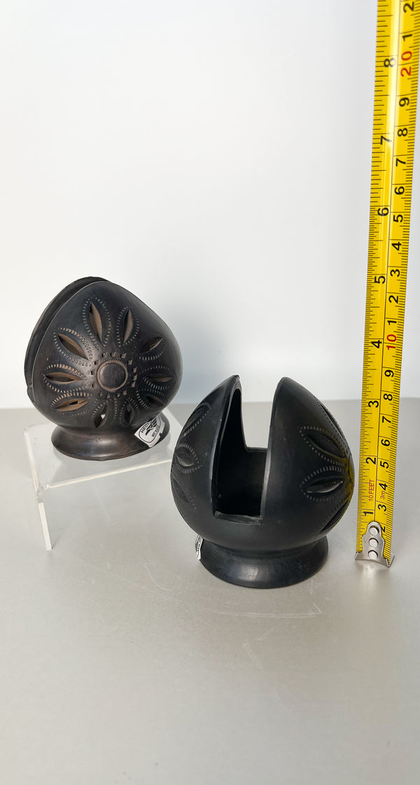 Servilletero Chico Barro Negro