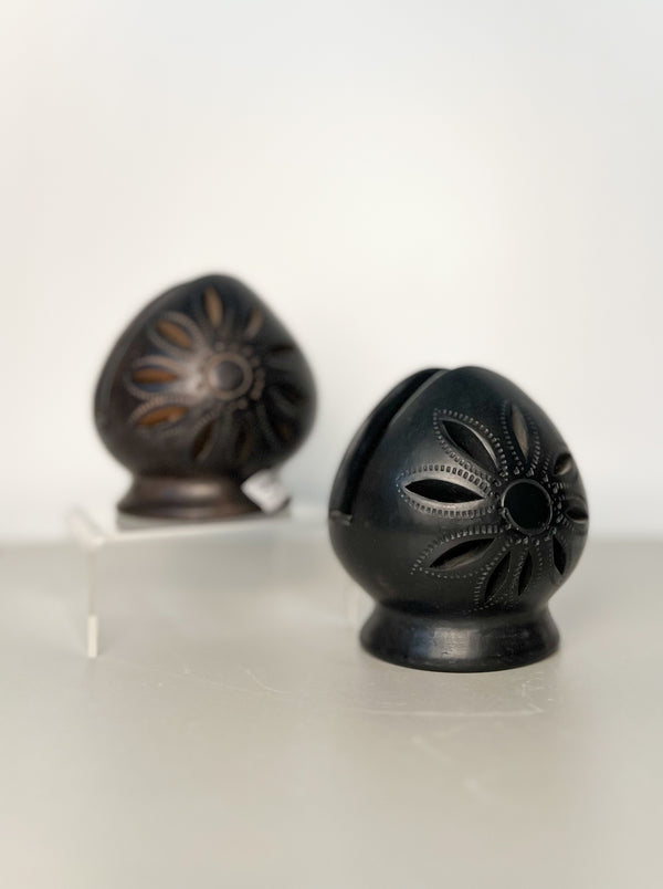 Servilletero Chico Barro Negro