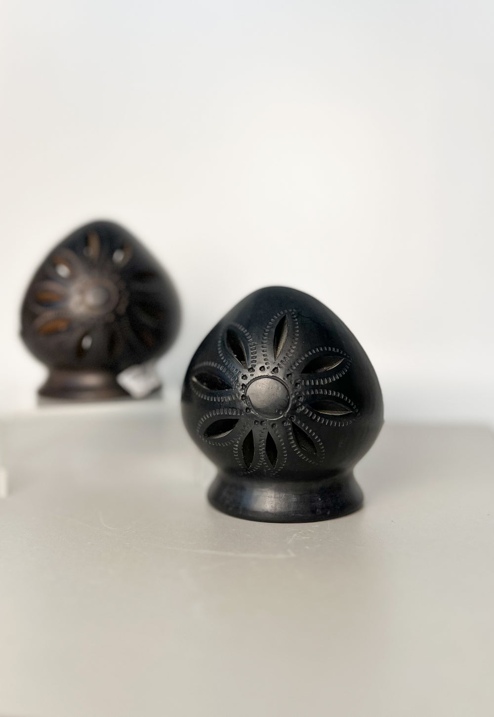 Servilletero Chico Barro Negro