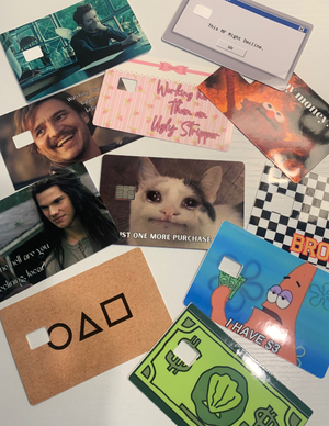 Spongebob Dollar bill credit card sticker