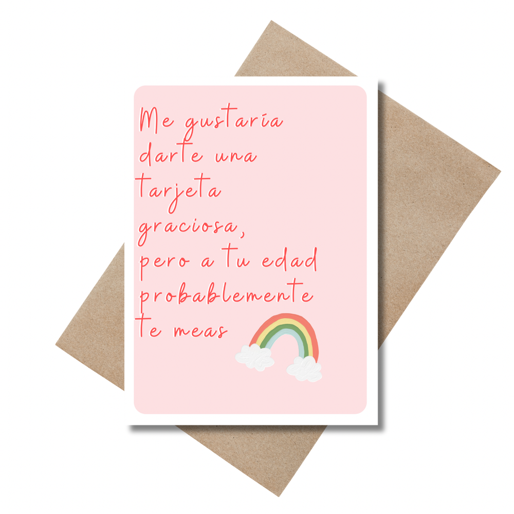 Me Gustaria Greeting Card