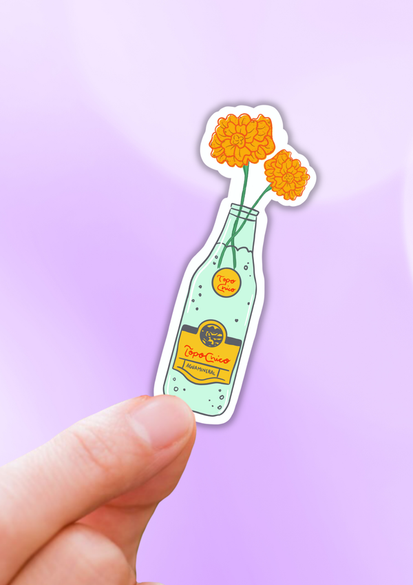 Topo chico latinx vinyl sticker