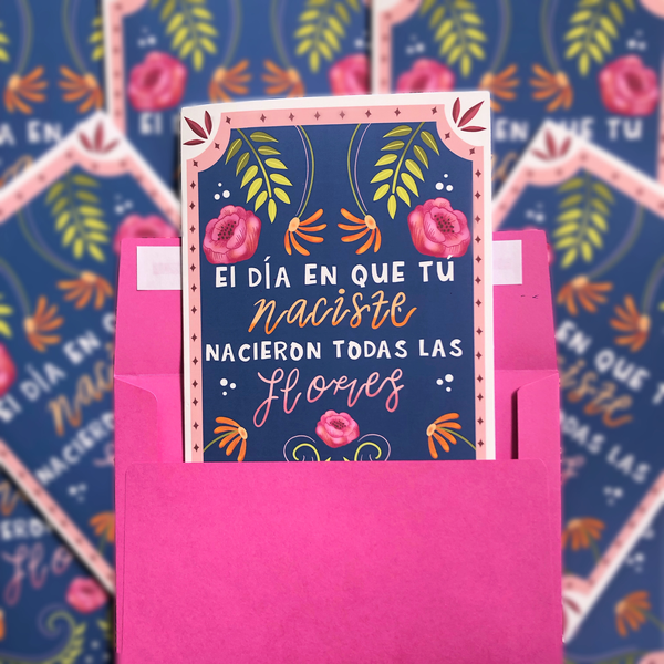 El Dia en que tu Naciste Greeting Card