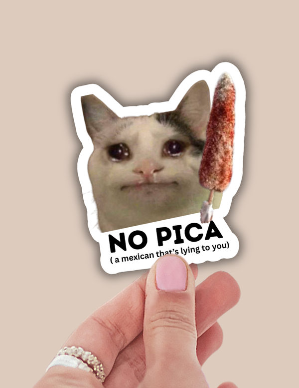 No Pica Sticker