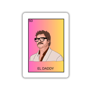 Pedro Pascal Loteria Sticker