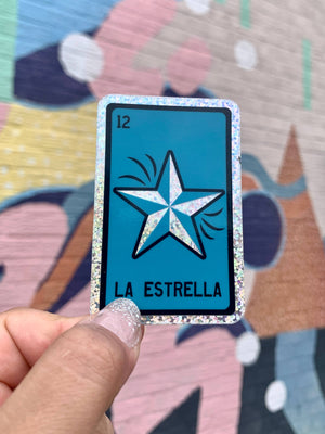 Estrella | Loteria Card Sticker | Holographic