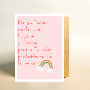 Me Gustaria Greeting Card