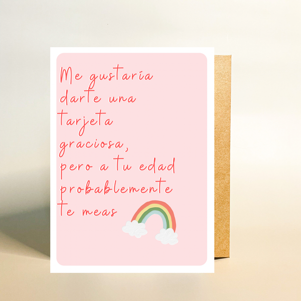 Me Gustaria Greeting Card