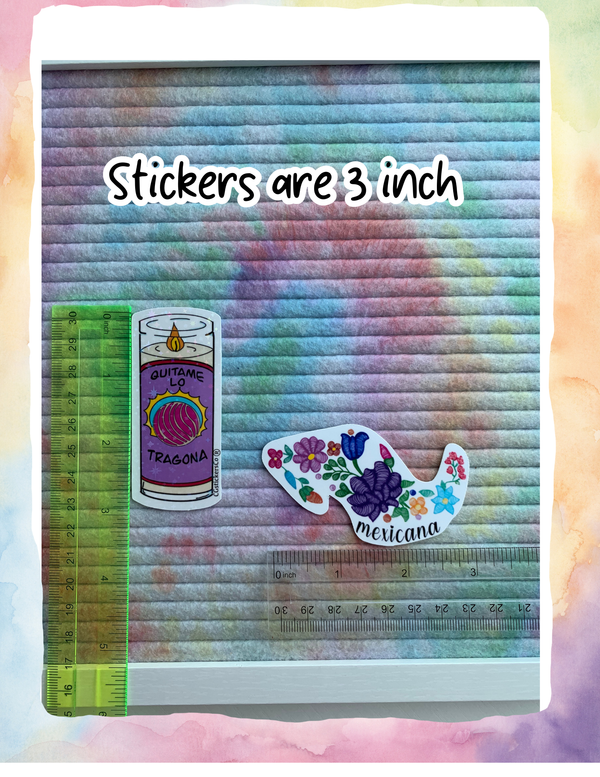 Chinga La Migra Cherry Sticker