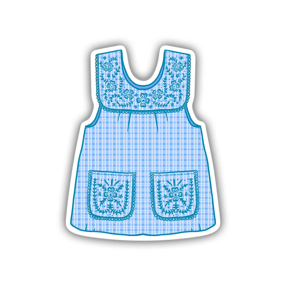 Abuelas Blue Mandil Vinyl Sticker